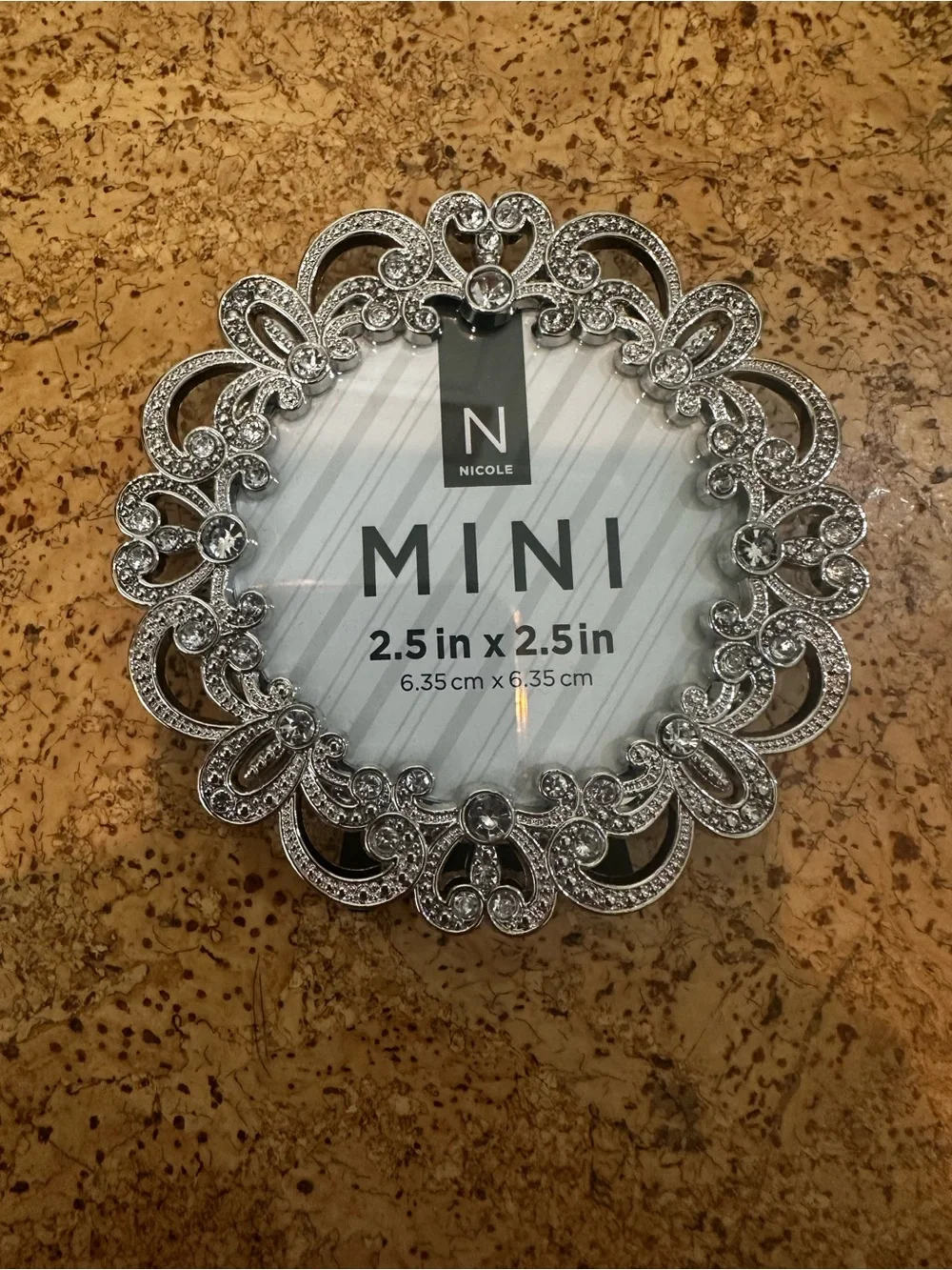 Mini Decorative Silver Wall Frame - Silver